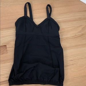 Lululemon Size 4 Black work out top